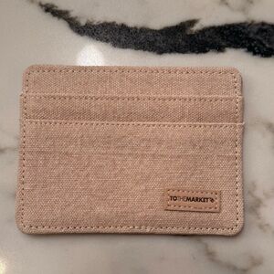 NWT ❤️ To The Market - Classic Slim Wallet in Flax & Muted Camo (Sand Camo)